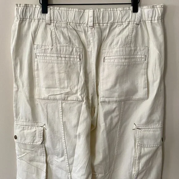 Free People Tahiti Herringbone Cargo Pants NWT - Picture 13 of 14